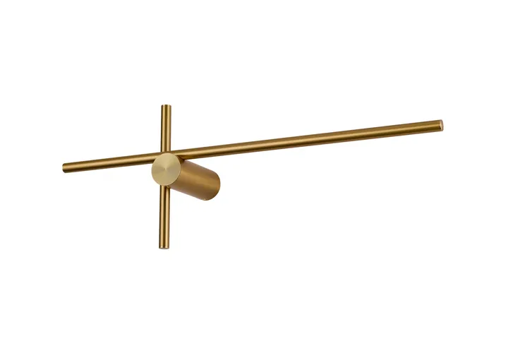 Minimalist brass T-bar LED wall light, model KLN-347